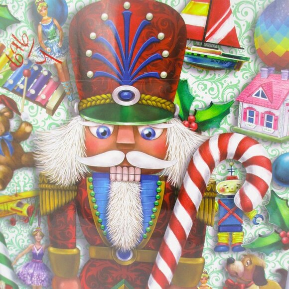 Nutcracker And Toys 1500-Piece Jigsaw Puzzle Bits And Pieces 24"x33" Christmas D - Picture 5 of 5